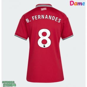 Manchester United Bruno Fernandes #8 Replika Hjemmebanetrøje Dame 2026-27 Kortærmet